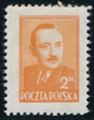 0470 b pomarańczowy ząbkowanie 11½ czysty** Bolesław Bierut