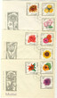 FDC 1548-1556 Kwiaty ogrodowe