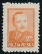 0470 b pomarańczowy ząbkowanie 11 czysty** Bolesław Bierut