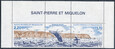 Saint-Pierre Miquelon Mi.0566-567 pasek górny margines czysty**