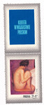 1970 przywieszka nad znaczkiem czyste** Dzień Znaczka - kobieta w malarstwie polskim