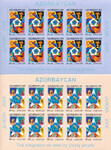 Azerbejdżan Mi.0638-639 Arkusiki czyste** Europa Cept