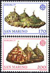 San Marino Mi.1131-1132 czyste** Europa Cept