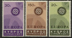 Cypr Mi.0292-294 czyste** Europa Cept