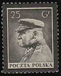 0275 I litery pełne czysty** Wydanie żałobne po śmierci marszałka J.Piłsudskiego