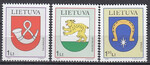 Litwa Mi.0739-741 czyste**