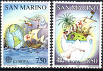 San Marino Mi.1508-1509 czyste** Europa Cept