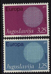 Jugosławia Mi.1379-1380 czyste** Europa Cept