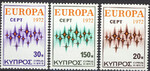 Cypr Mi.0374-376 czyste** Europa Cept