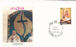 Indie - Wizyta Papieża Jana Pawła II Ranchi
