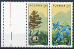 2223-2224 pustopole zadrukowane kolorowe linie czyste** 100 rocznica przewodnictwa górskiego w Polsce