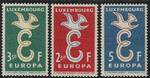 Luksemburg Mi.0590-592 czyste** Europa Cept
