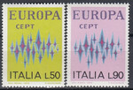 Włochy Mi.1364-1365 czyste** Europa Cept