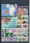 Fauna morska zestaw znaczków kasowanych