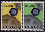 Islandia Mi.0409-410 czyste** Europa Cept