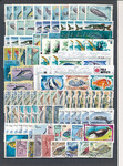 Ryby zestaw znaczków kasowanych