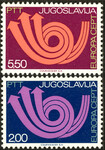 Jugosławia Mi.1507-1508 czyste** Europa Cept