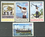 Barbados Mi.0262-265 czyste**