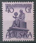 0765 a papier biały średni gładki ZL 11¾:11½ czysty** Pomniki Warszawy