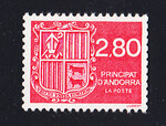 Andorra francuska 0458 czysty**