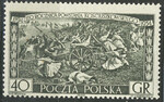 0740 b papier biały średni gładki guma zółtawa czysty** 160 rocznica Powstania Kościuszkowskiego