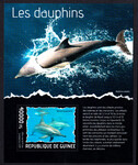Guinea Rok 2014 delfiny blok I czysty**