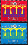 Norwegia Mi.0904-905 czyste** Europa Cept