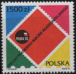 3277 czyste** 100 lat polskiego ruchu filatelistycznego