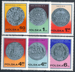 2378-2383 czyste** Dzień Znaczka - monety polskie