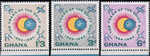 Ghana Mi.0185-187 A czyste**