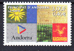 Andorra francuska 0557 czyste**