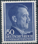 GG 110 czysty** Portret A.Hitlera na jednolitym tle