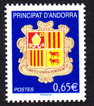 Andorra francuska 0672 czysty**