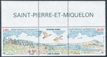 Saint-Pierre Miquelon Mi.0681-682 pasek górny margines czysty**
