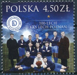 5203 czysty** 100-lecie KKS Lech Poznań