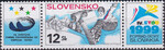 Słowacja Mi.0329 znaczek z dwoma przywieszkami czyste**