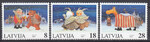 Łotwa Mi.0471-473 czyste**