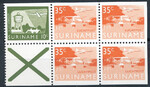 Surinam Mi.0743+747 H-Blatt 1 czyste**