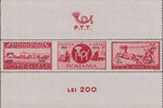 Rumunia Mi.0824-0826 znaczki z bloku 25 czyste**