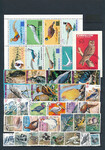 Ptaki zestaw znaczków czyste/kasowanych świat