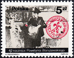2783 B1 "6" w POWSTANIE czysty** 40 rocznica Powstania Warszawskiego 