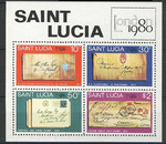 St. Lucia Mi.0480-483 Blok 20 czyste**