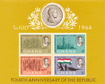 Ghana Mi.0173-176 Blok 10 czysty**