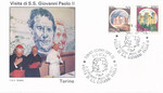 Włochy - Wizyta Papieża Jana Pawła II Torino