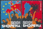 Albania Mi.3142-3143 czyste** Europa Cept