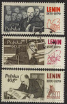 1849-1851 kasowane 100 rocznica urodzin Włodzimierza Lenina