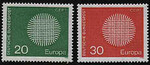 Bundesrepublik Mi.0620-621 czyste** Europa Cept
