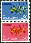 Jugosławia Mi.1457-1458 czyste** Europa Cept