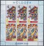 Mołdawia Mi.0549-550 arkusik czyste** Europa Cept