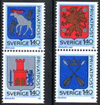Szwecja Mi.1145-1148 parki czysty**